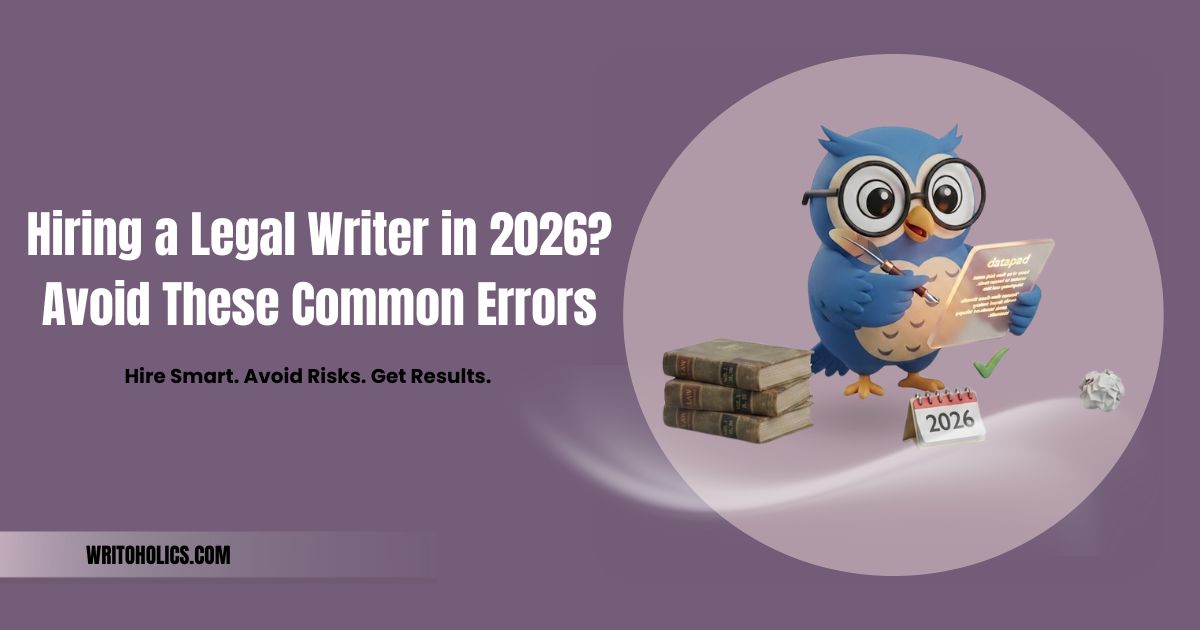 Hiring a Legal Writer in 2026? Avoid These Common Errors